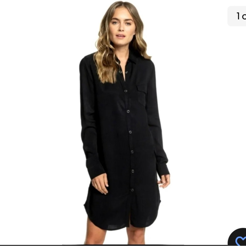 Roxy Tomini Bay View Long Sleeve Shirt Dress